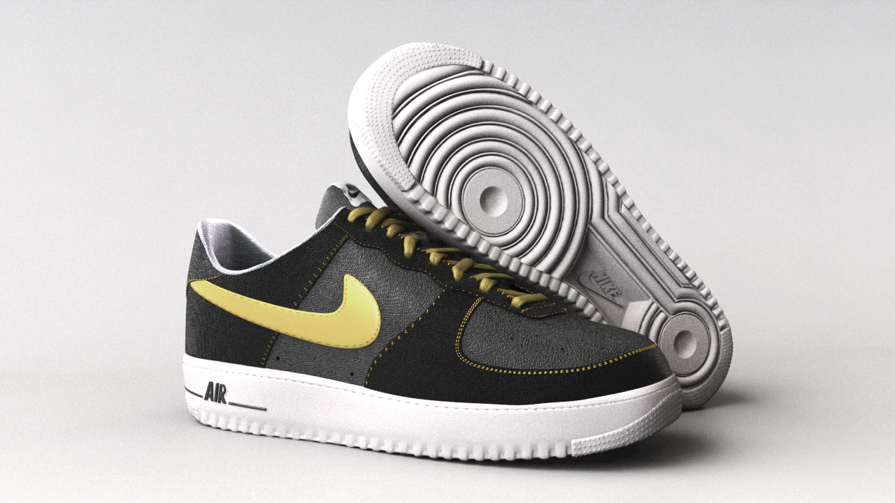 nike shoes, 3D work
